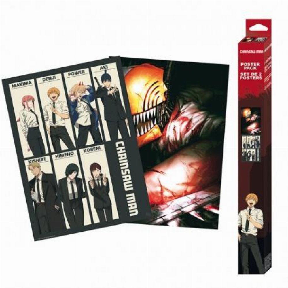 Chainsaw Man – Devil Hunters Chibi 2-Pack Αυθεντικές Αφίσες (52x38cm)