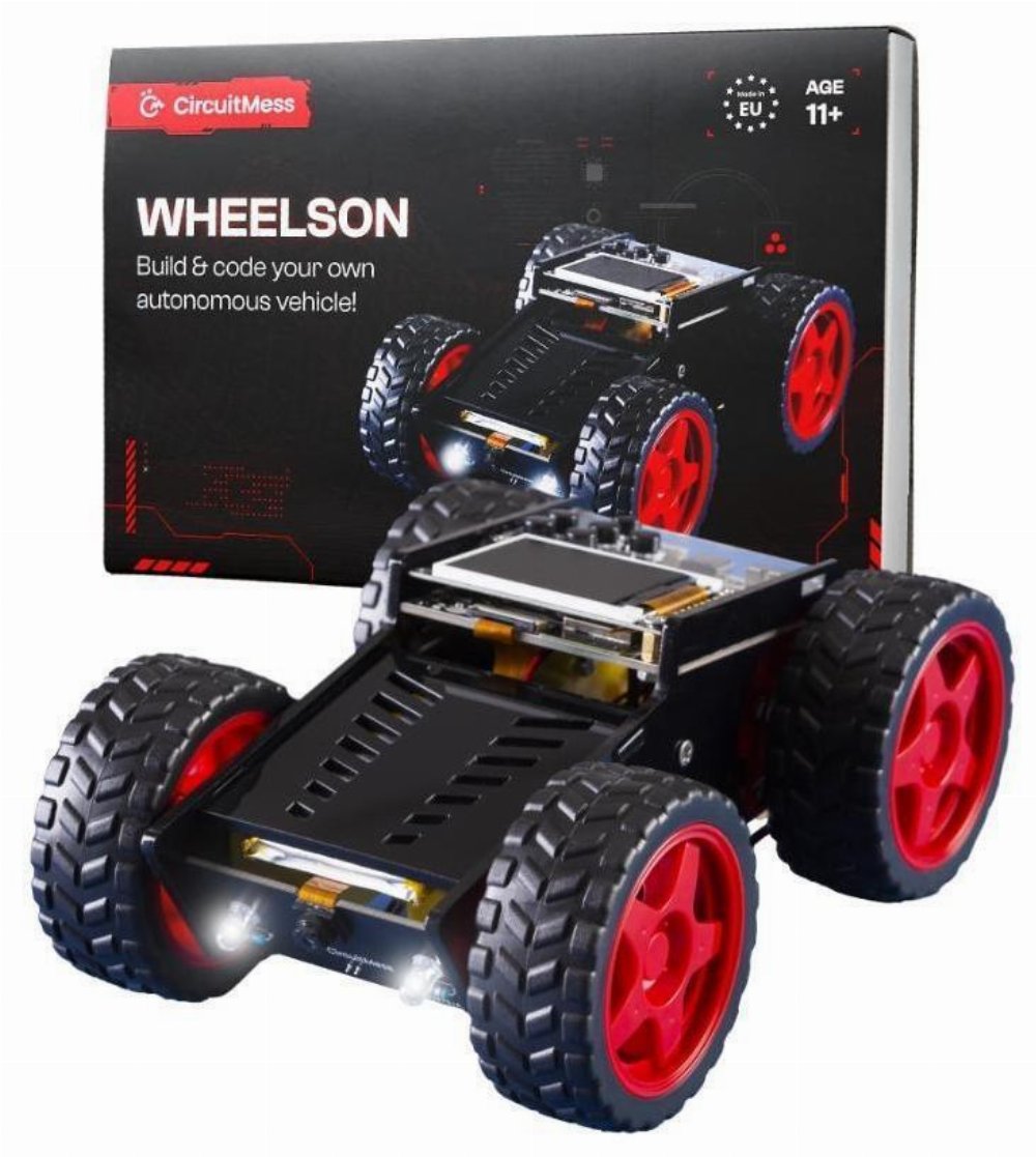 CircuitMess DIY STEM Kit – Wheelson (Κάνε το δικό σου Αυτόνομο Όχημα) για ηλικίες 7+