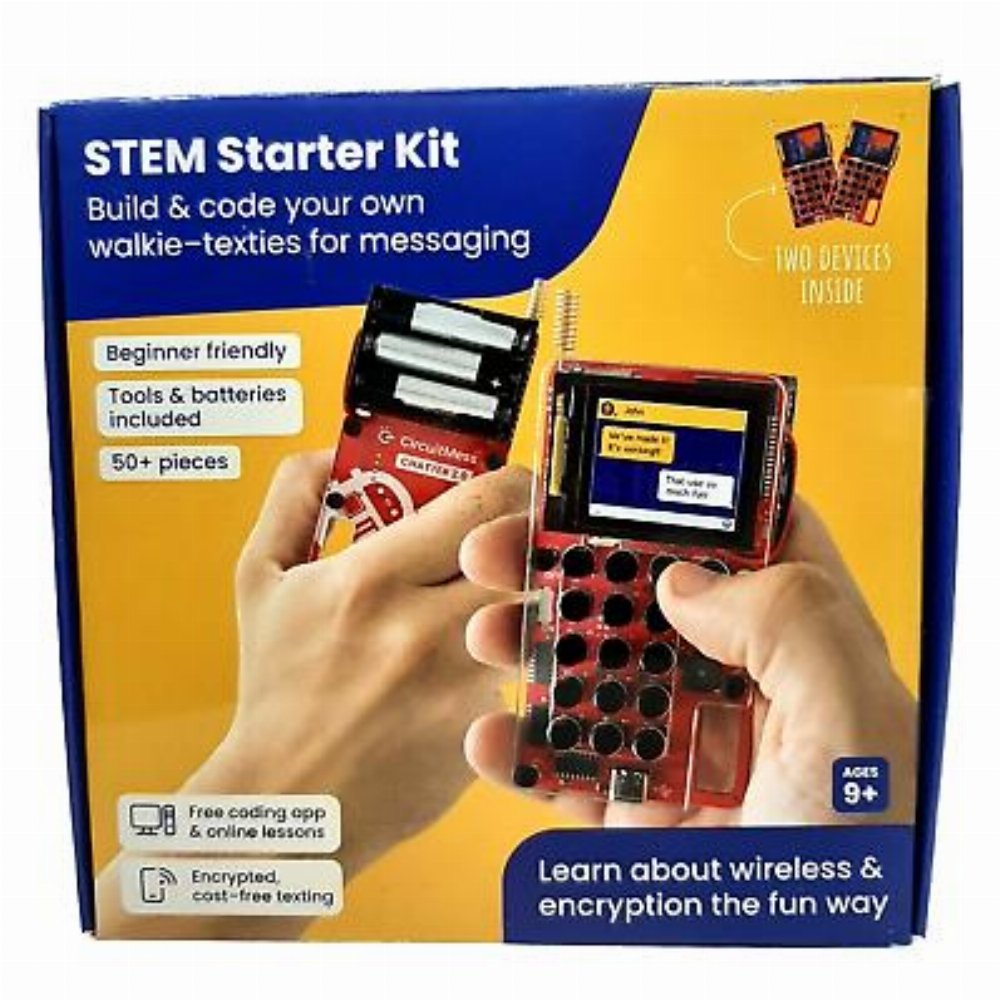 CircuitMess DIY STEM Kit – Chatter (Κάνε το δικό σου Walkie-texties) για ηλικίες 7+
