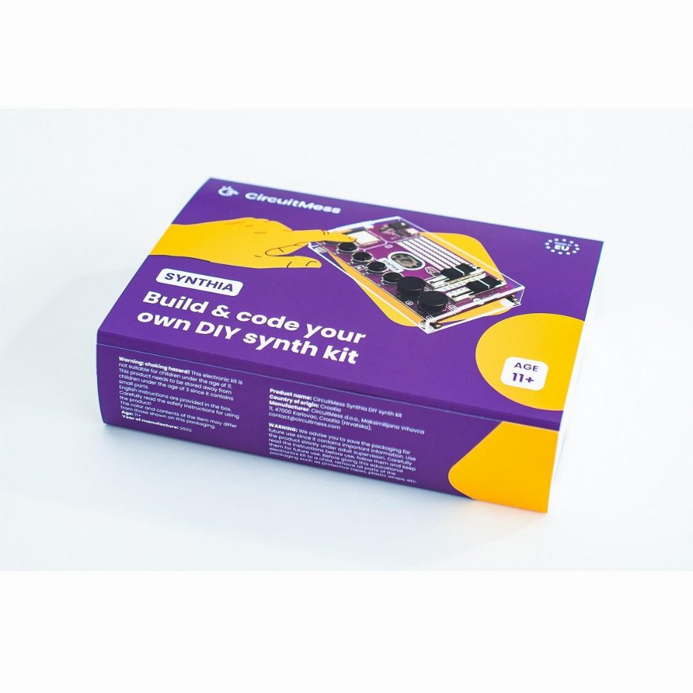 CircuitMess DIY STEM Kit – Synthia (Κάνε το δικό σου Synthesizer Kit) για ηλικίες 7+