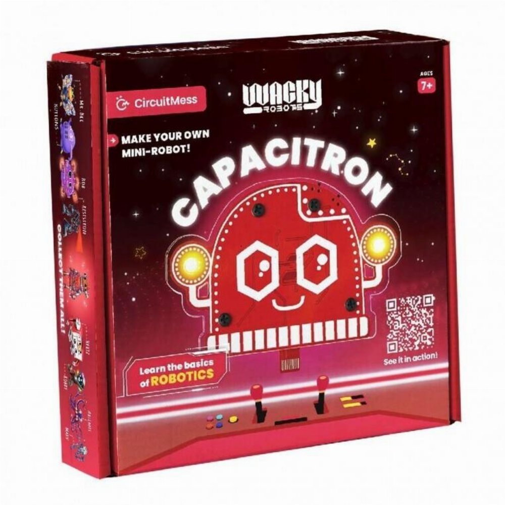 CircuitMess DIY STEM Kit – Wacky Robots Capacitron (Κάνε το δικό σου Mini-Robot) για ηλικίες 7+