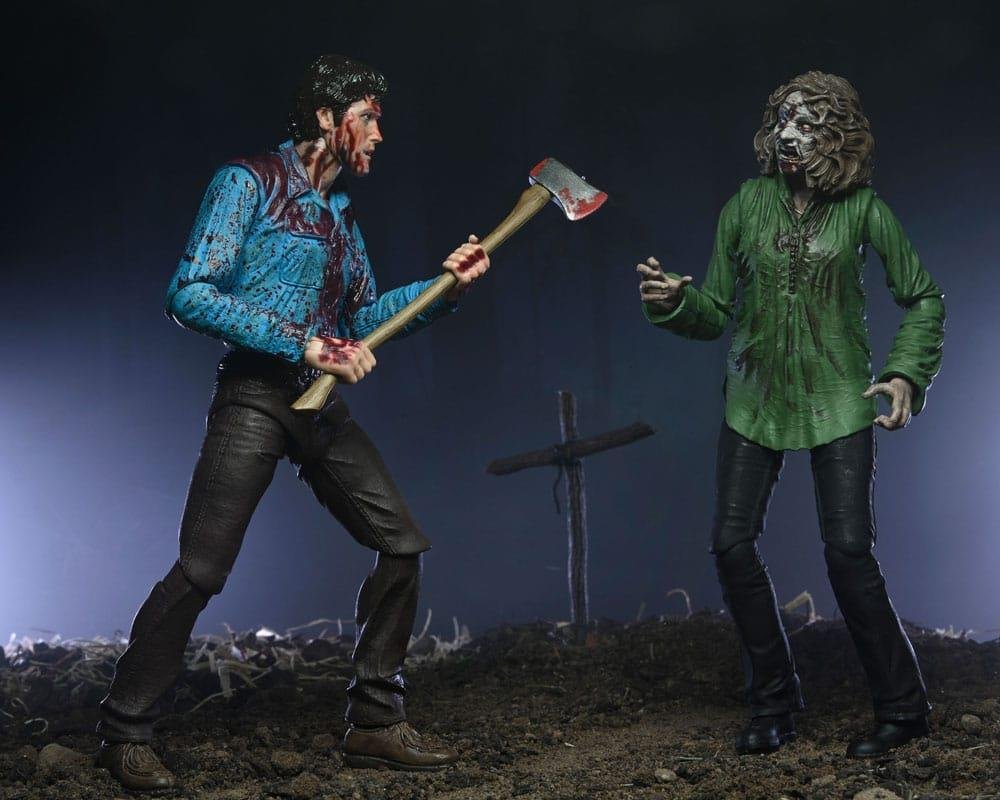 Evil Dead – Bloody Ash & Cheryl Williams 2-Pack Φιγούρες Δράσης (18cm)