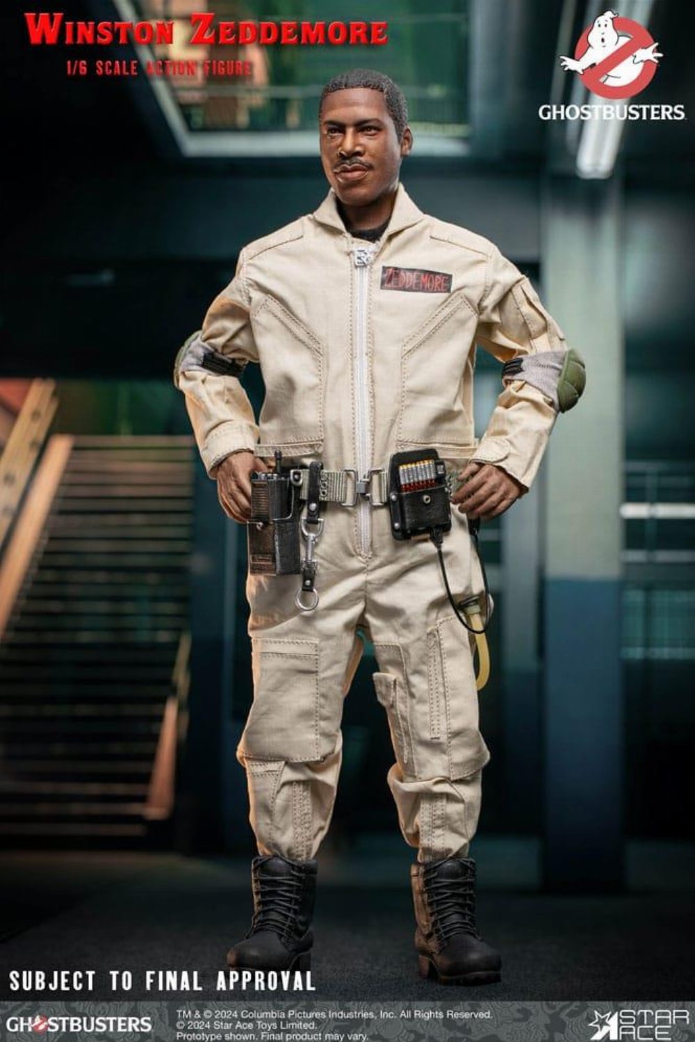 Ghostbusters (1984) – Winston Zeddemore 1/6 Φιγούρα Δράσης (30cm)