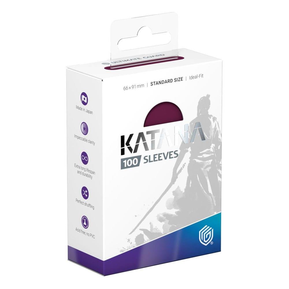 Ultimate Guard Katana Card Sleeves Standard Size 100ct – Dark Red