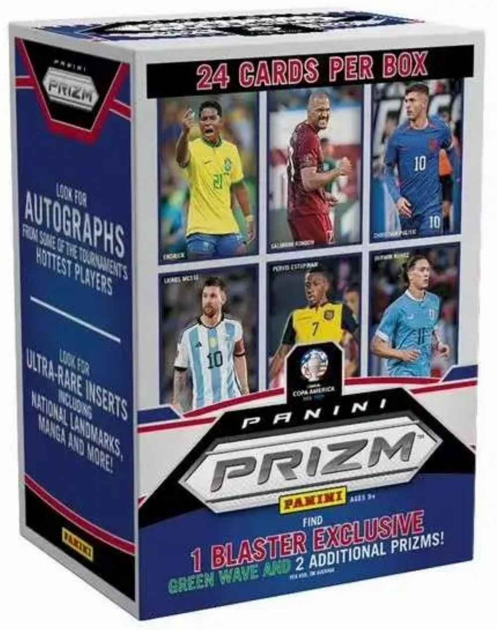 Panini – 2023-24 Prizm Copa America Soccer Blaster Box (24 Κάρτες)