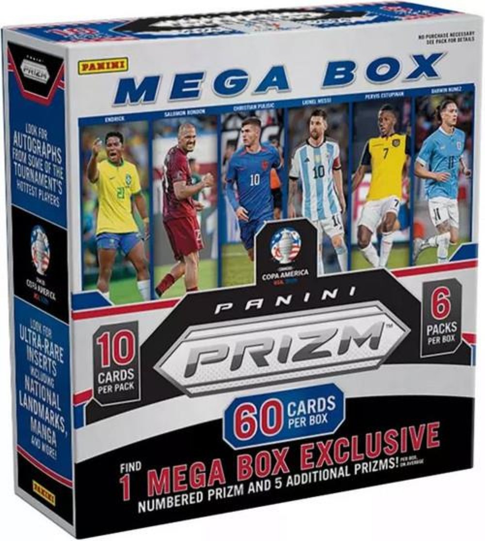 Panini – 2023-24 Prizm Copa America Soccer Mega Box (60 Κάρτες)