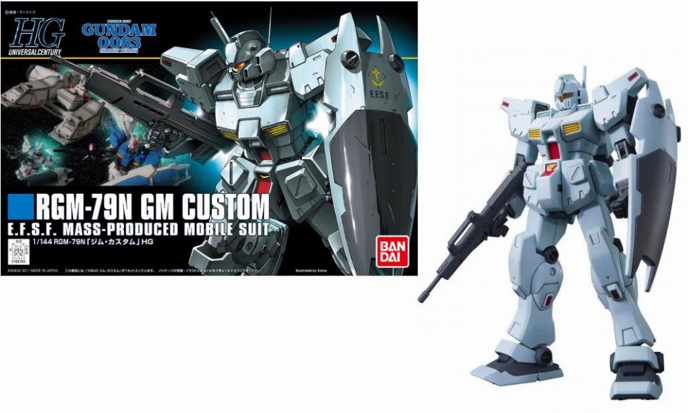 Mobile Suit Gundam – High Grade Gunpla: GM Custom 1/144 Σετ Μοντελισμού