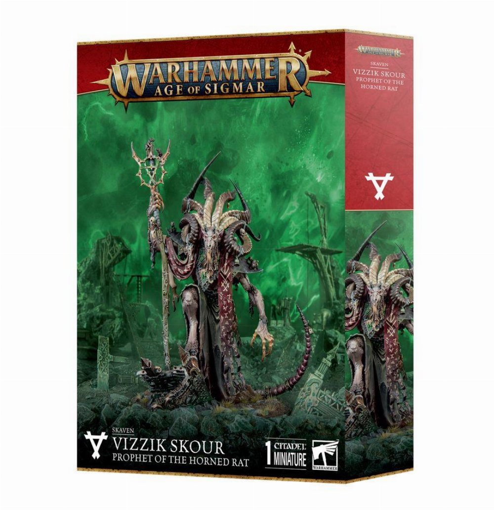Warhammer Age of Sigmar – Skaven: Vizzik Skour, Prophet of the Horned Rat