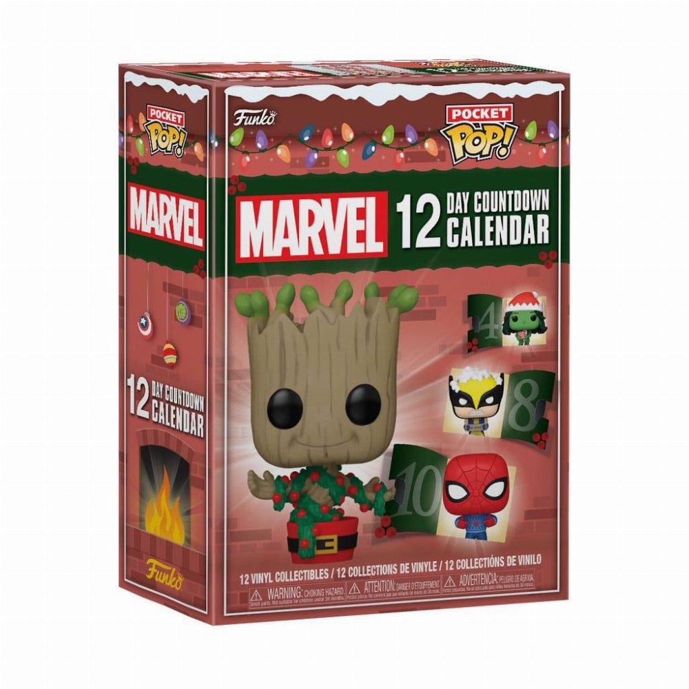 Funko Marvel Advent Calendar (περιέχει 12 Pocket POP! φιγούρες)