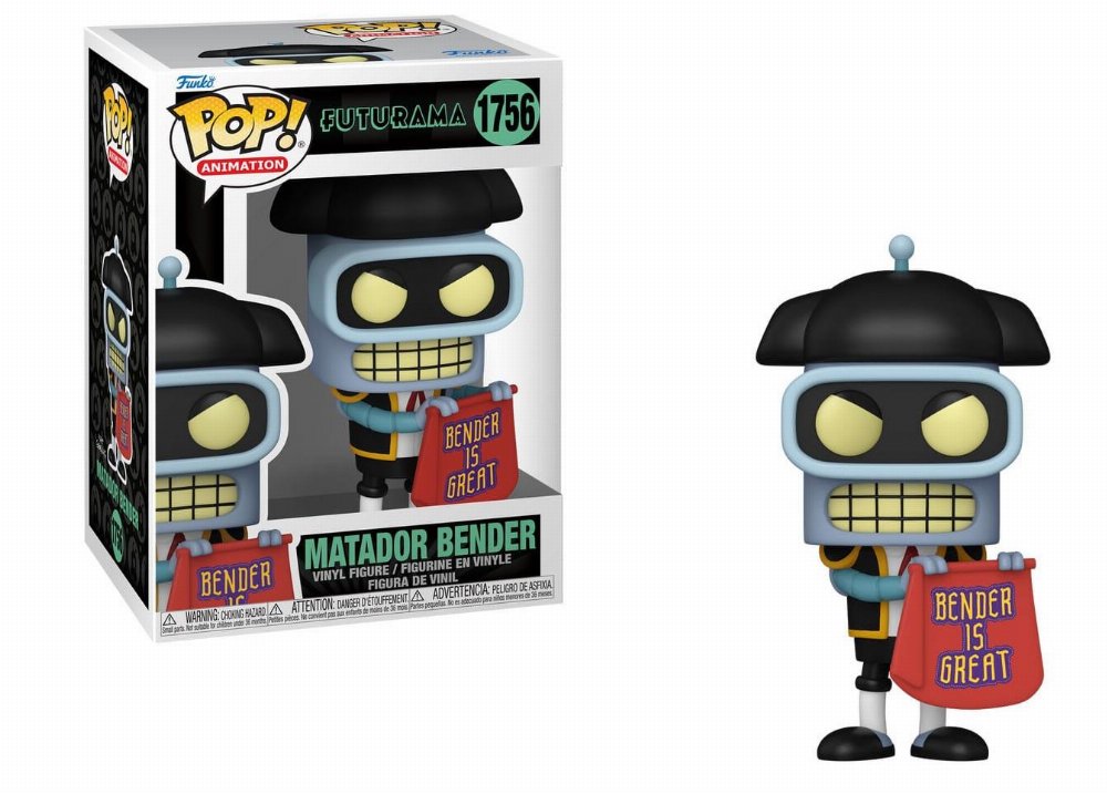 Φιγούρα Funko POP! Futurama – Matador Bender #1756