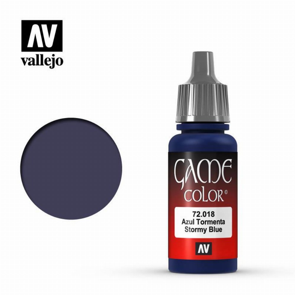 Vallejo Color – Stormy Blue Χρώμα Μοντελισμού (18ml)