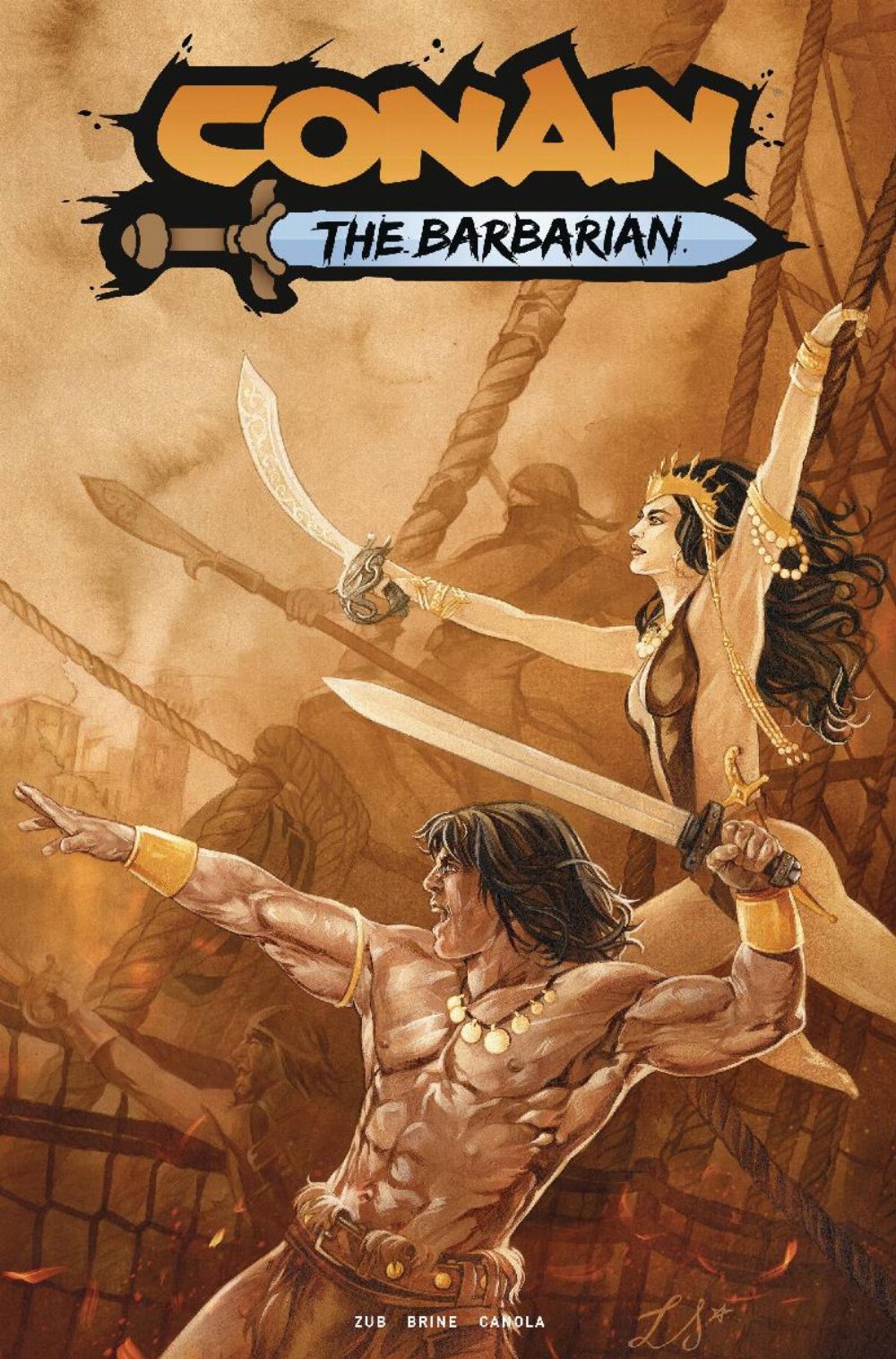 Τεύχος Κόμικ Conan The Barbarian #17 Cover E
