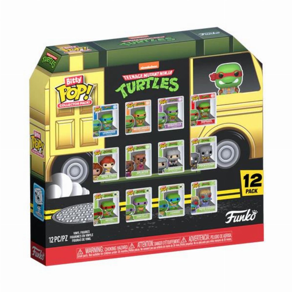 Funko Bitty POP! Teenage Mutant Ninja Turtles – Collector Pack 12-Pack Φιγούρες