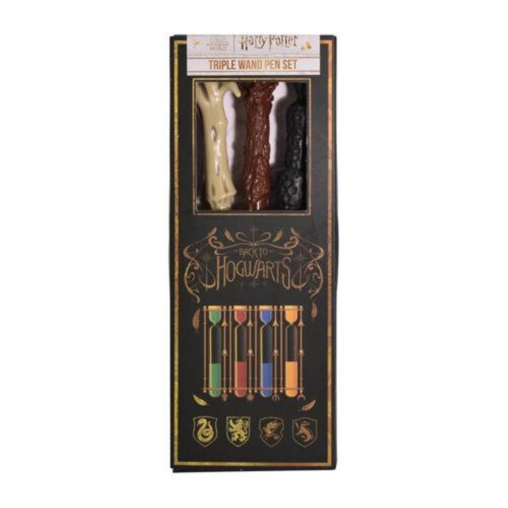 Harry Potter – Colourful Crest Wands Σετ Στυλό