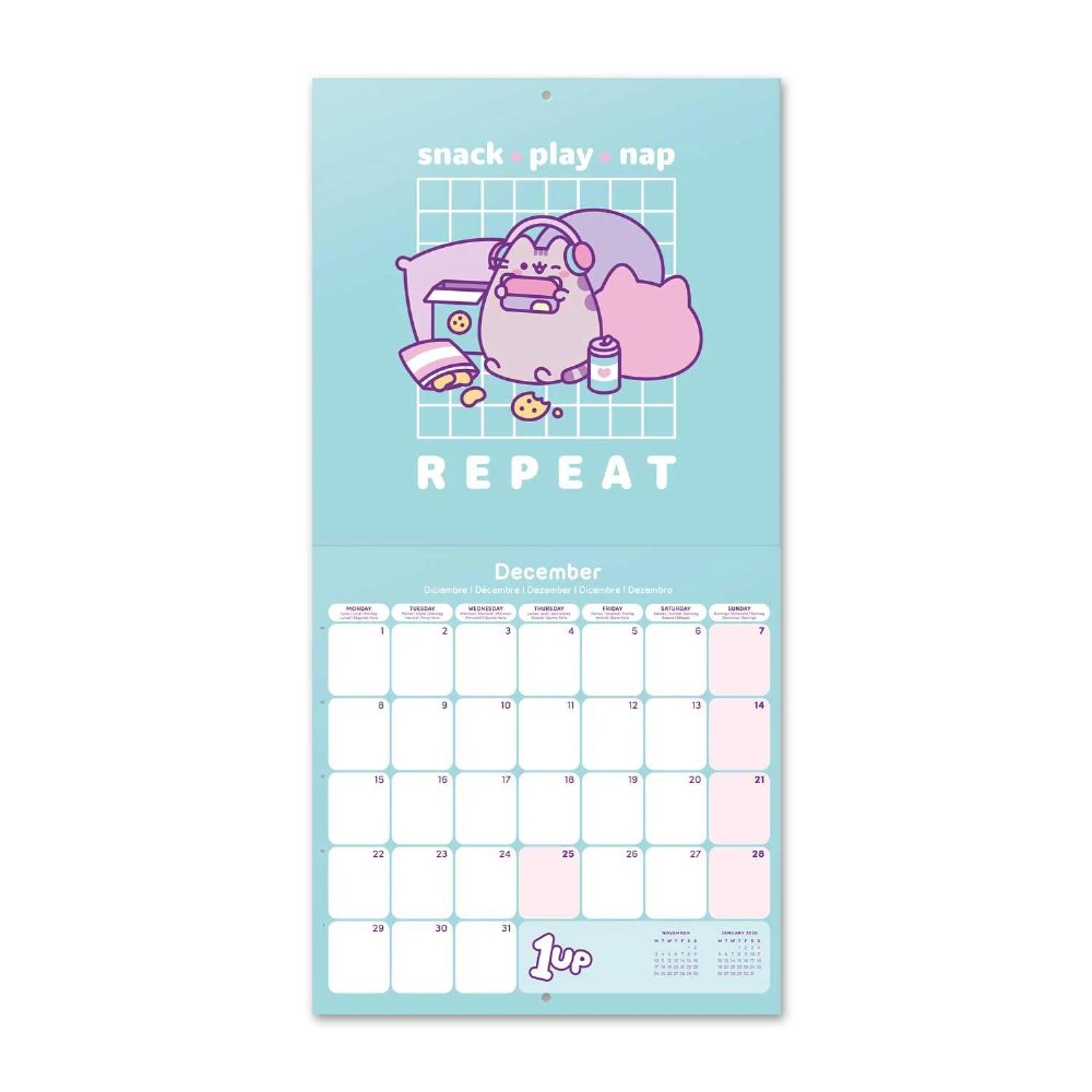 Pusheen – 2025 Ημερολόγιο Τοίχου