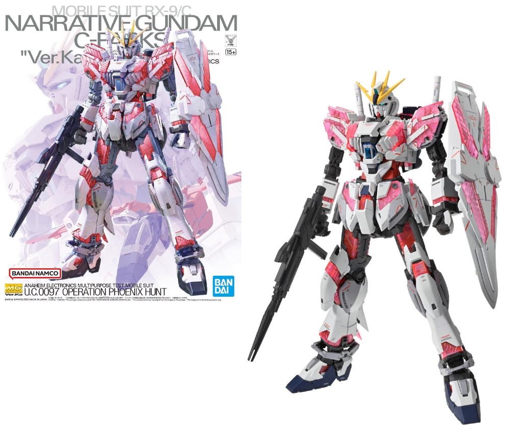Mobile Suit Gundam – Master Grade Gunpla: Narrative Gundam C-Packs Ver. Ka 1/100 Σετ Μοντελισμού