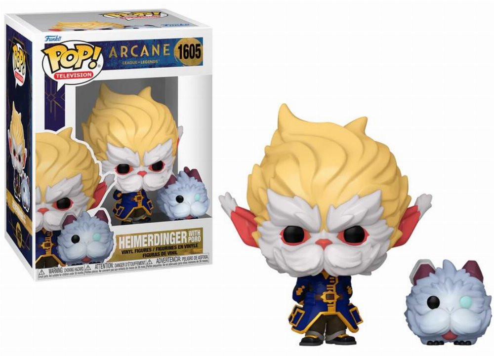 Φιγούρα Funko POP! Arcane: League of Legends – Heimerdinger with Poro #1605