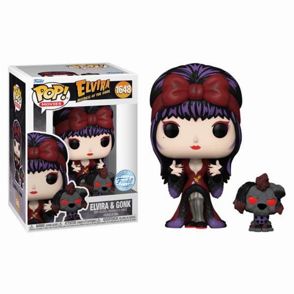 Φιγούρα Funko POP! Elvira: Mistress of the Dark – Elvira & Gonk #1648 (Exclusive)
