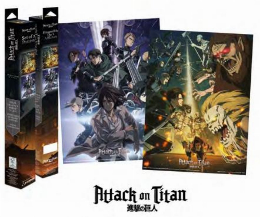 Attack on Titan – Final Season 2-Pack Αυθεντικές Αφίσες (52x38cm)