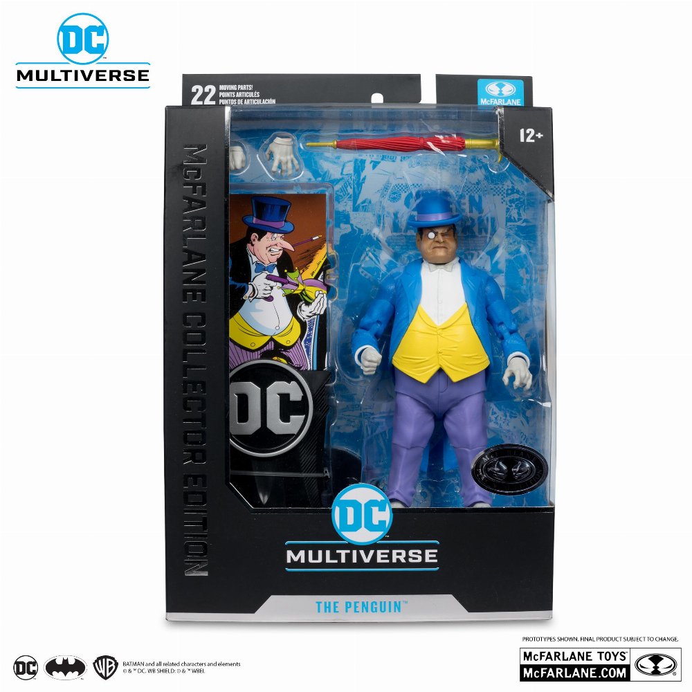 DC Multiverse: Gold Label – The Penguin (DC Classic) McFarlane Collector Edition #12 Φιγούρα Δράσης (18cm) Platinum Edition