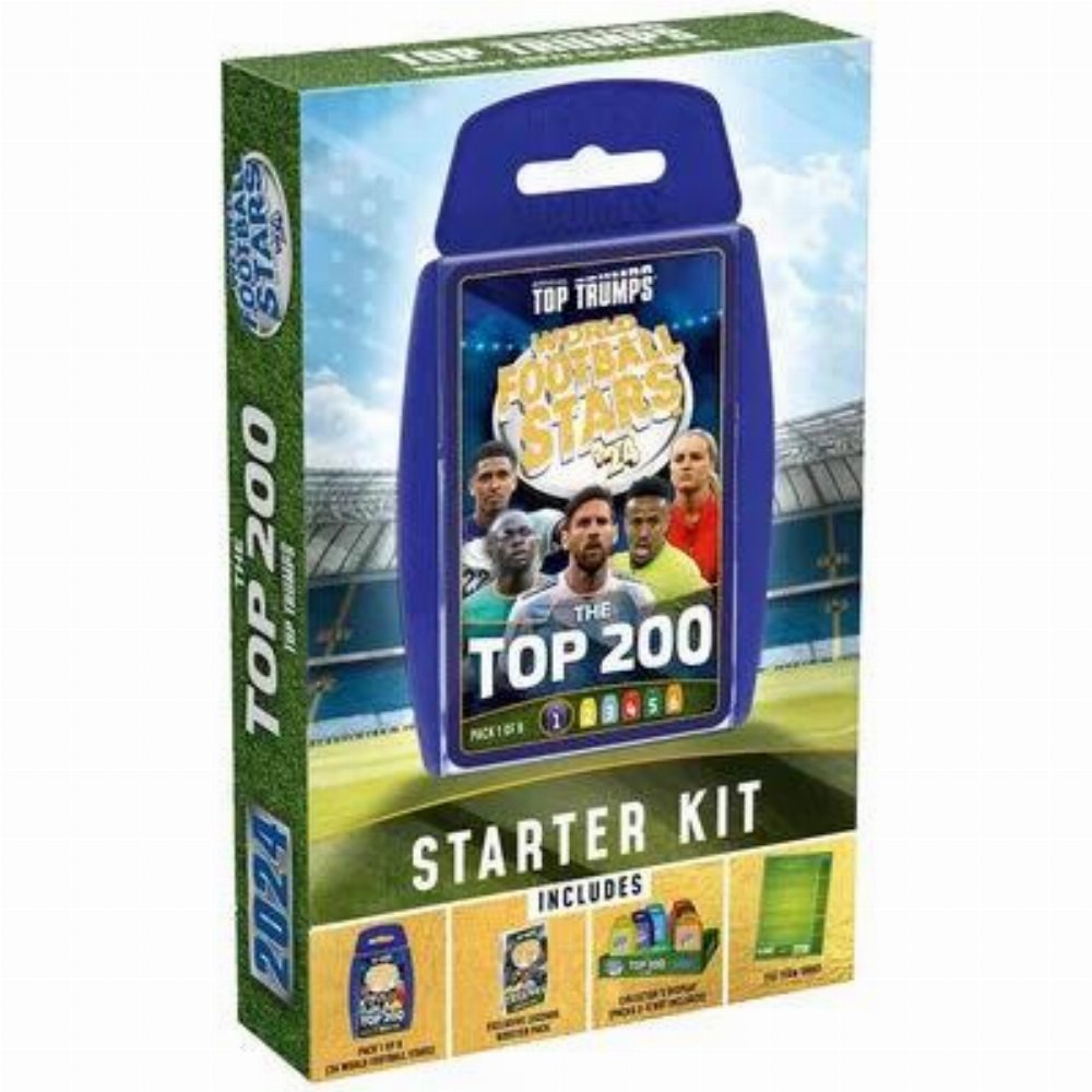 Top Trumps – World Football Stars 2024 (The Top 200) Starter Kit