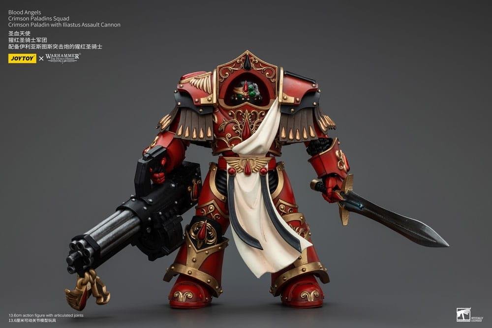 Warhammer The Horus Heresy – Blood Angels Crimson Paladins Squad Crimson Paladin with Iliastus Assault Cannon 1/18 Φιγούρα Δράσης (14cm)