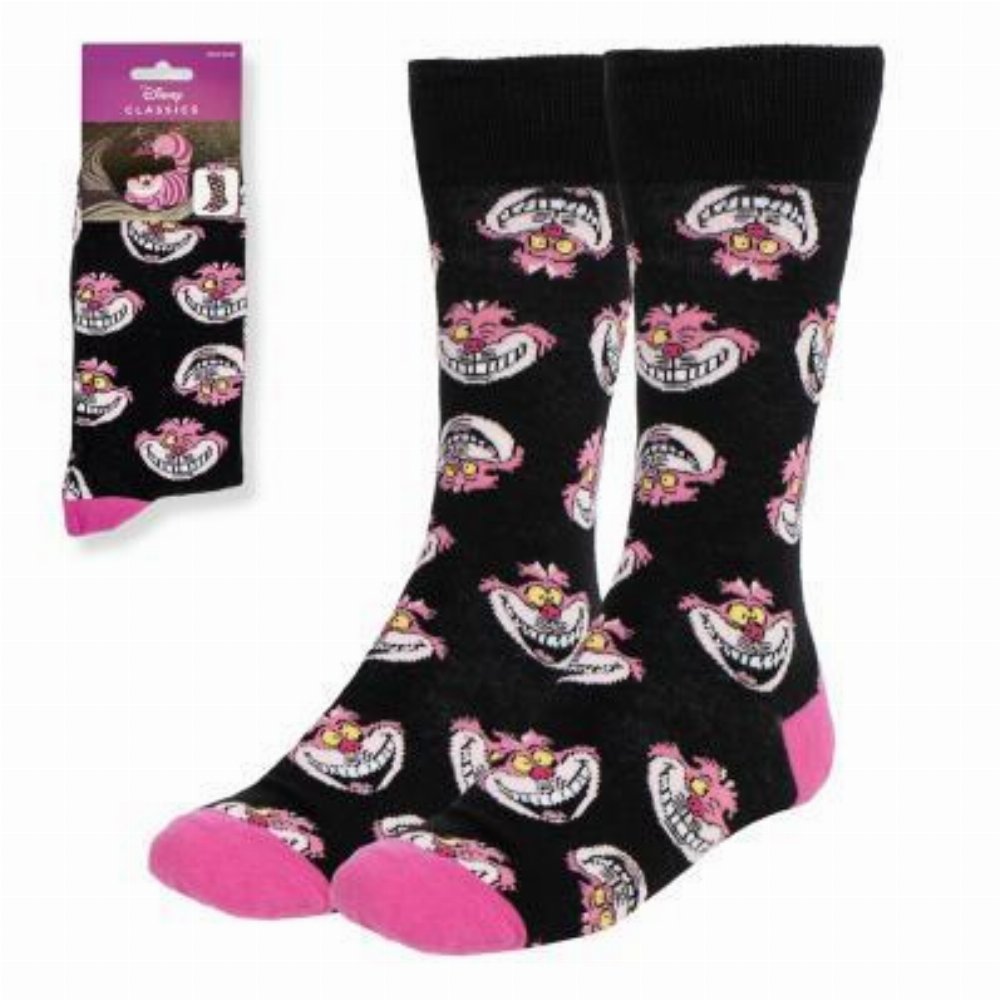 Disney: Alice in Wonderland – Cheshire Cat Black Κάλτσες (Μέγεθος 36-43)
