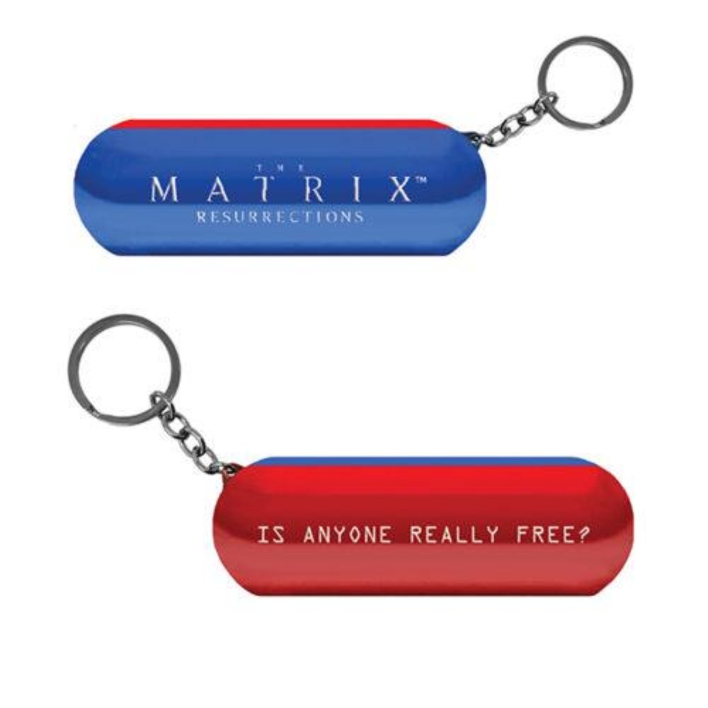 The Matrix – Red & Blue Pill 3D Μπρελόκ