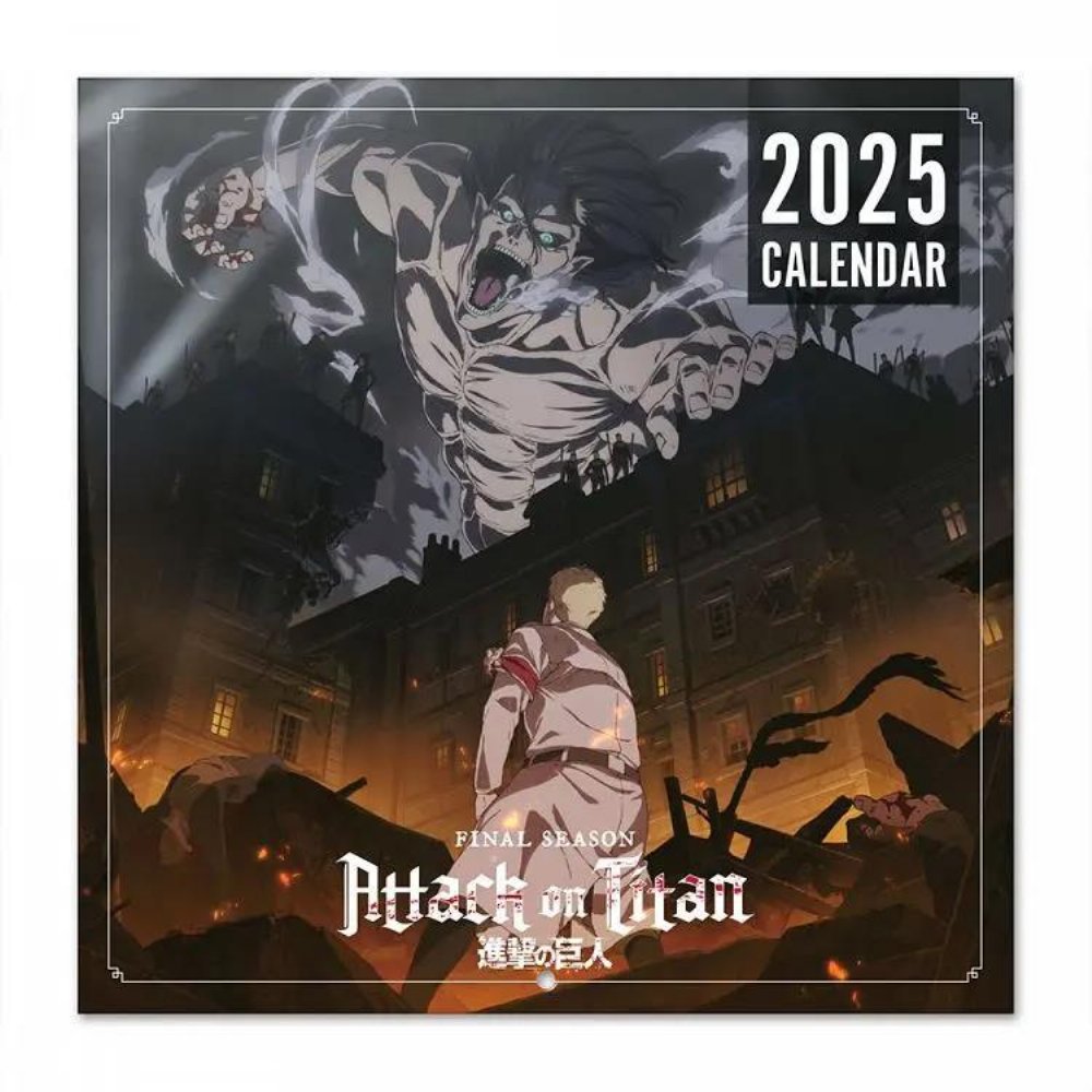 Attack on Titan – 2025 Ημερολόγιο Τοίχου