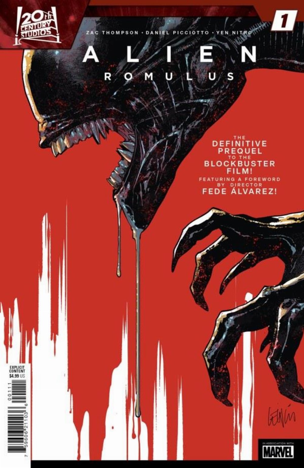 Τεύχος Κόμικ Alien: Romulus #1