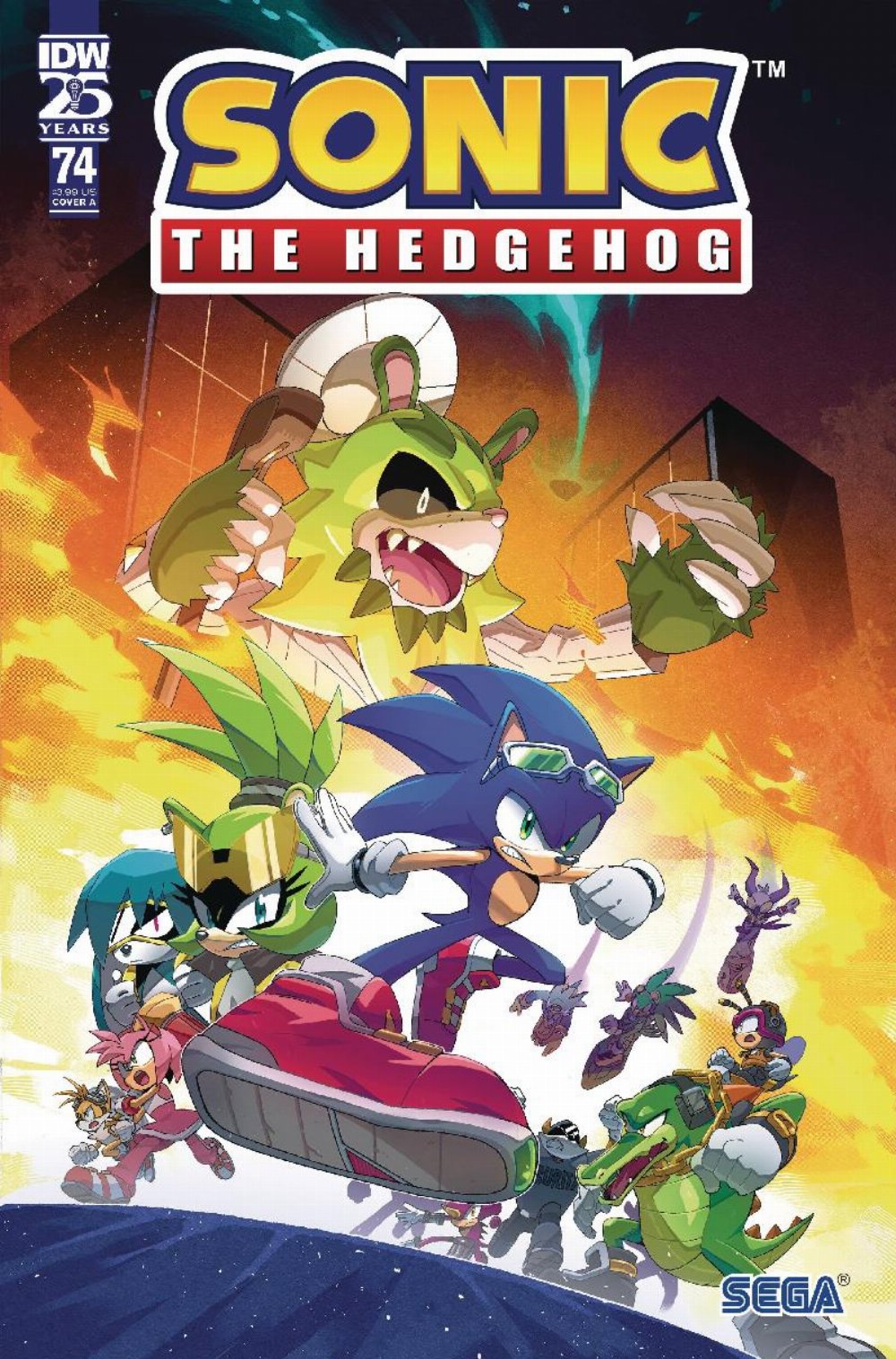 Τεύχος Κόμικ Sonic The Hedgehog #74
