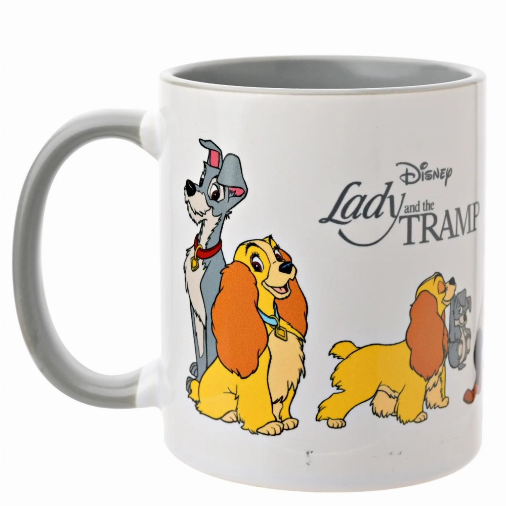 Disney: The Lady & The Tramp – Inner Colored Κεραμική Κούπα (325ml)