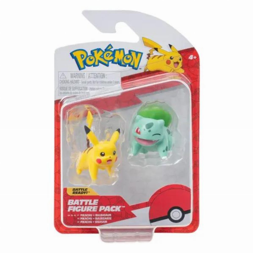 Pokemon – Pikachu & Bulbasaur Battle Φιγούρες (6cm)