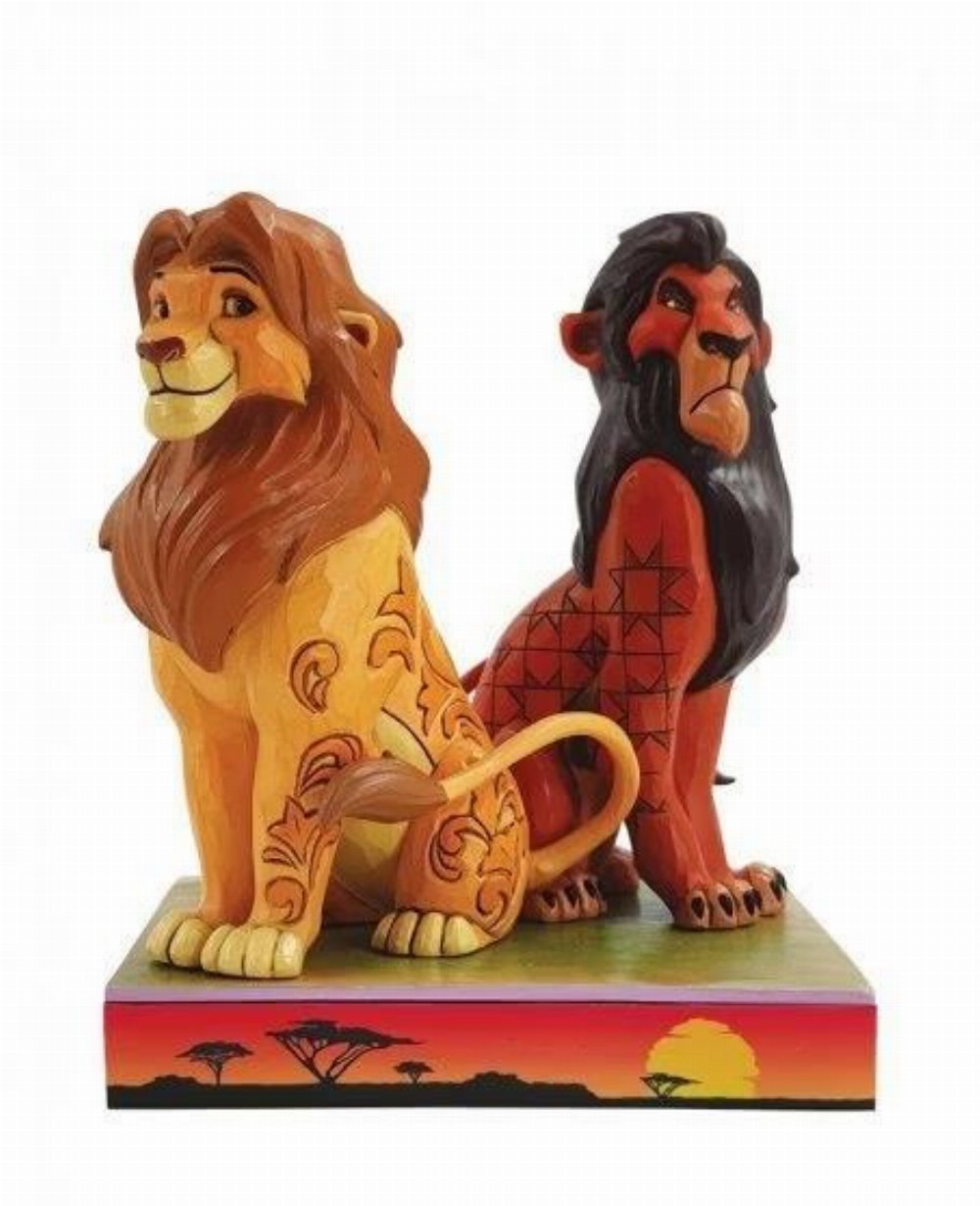 Disney: The Lion King Enesco – Simba & Scar (Proud and Petulant) by Jim Shore Φιγούρα Αγαλματίδιο (17cm)