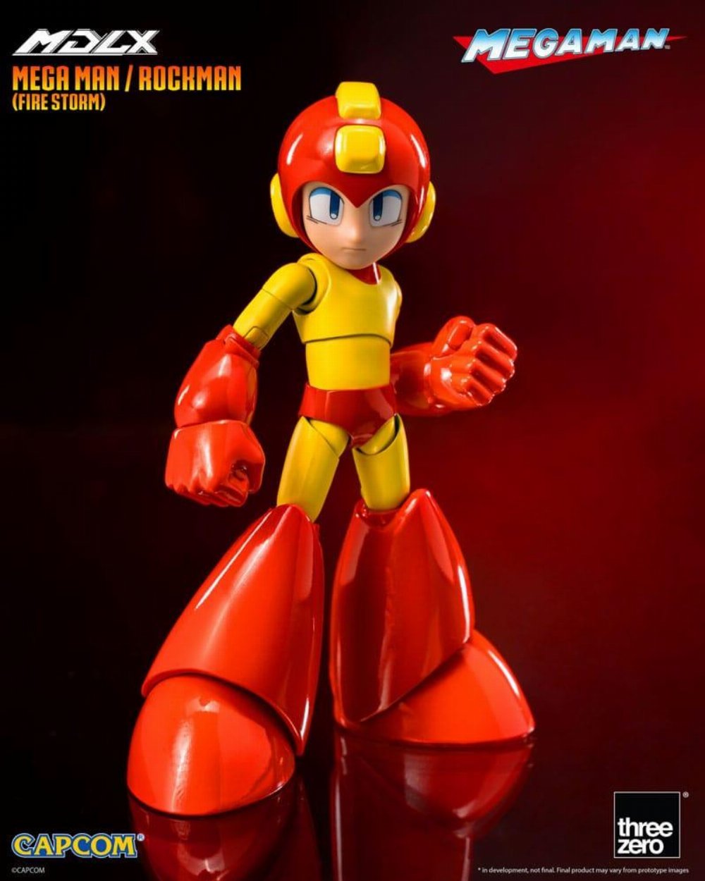 Mega Man: MDLX – Mega Man/Rockman (Fire Storm) Φιγούρα Δράσης (10cm)