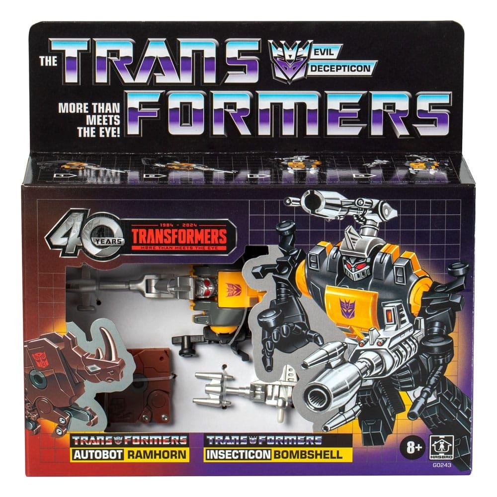 Transformers: Retro – Autobot Ramhorn & Insecticon Bombshell 2-Pack Φιγούρες Δράσης (13cm)