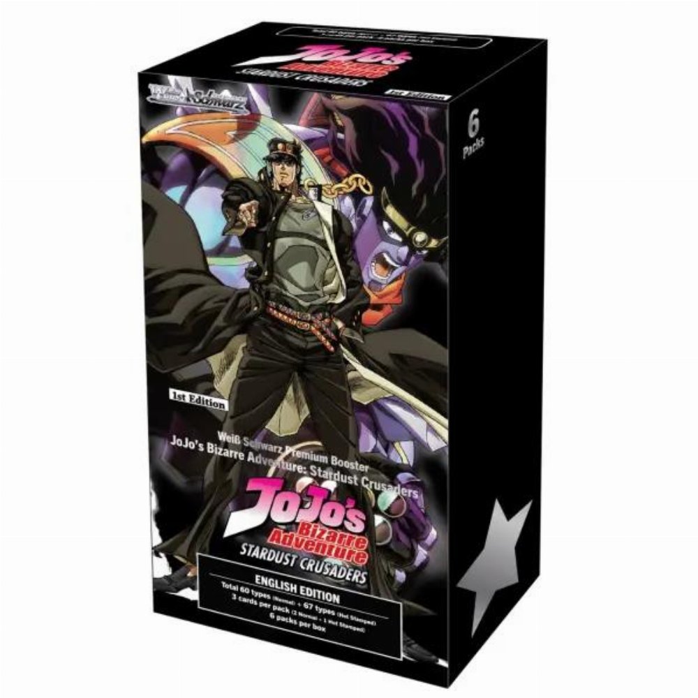 Weiss / Schwarz – Jojo’s Bizarre Adventure: Stardust Crusaders Premium Booster Display (6 packs)