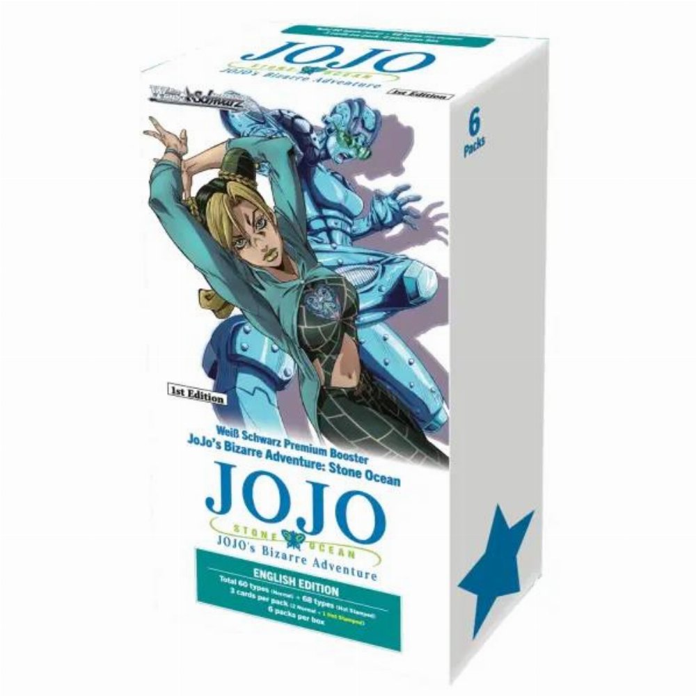 Weiss / Schwarz – Jojo’s Bizarre Adventure: Stone Ocean Premium Booster Display (6 packs)