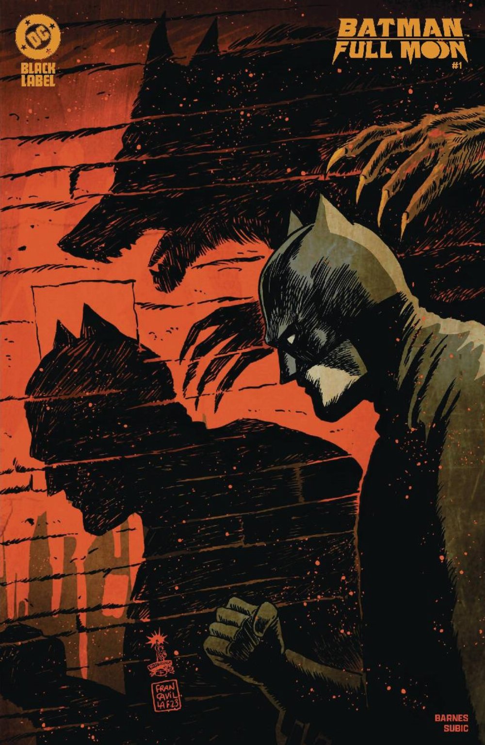 Τεύχος Κόμικ Batman: Full Moon #1 (Of 4) Cardstock Variant Cover C