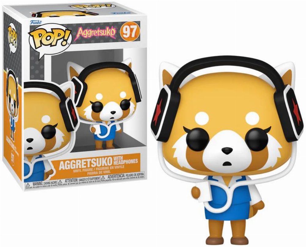 Φιγούρα Funko POP! Aggretsuko – Aggretsuko with Headphones #97