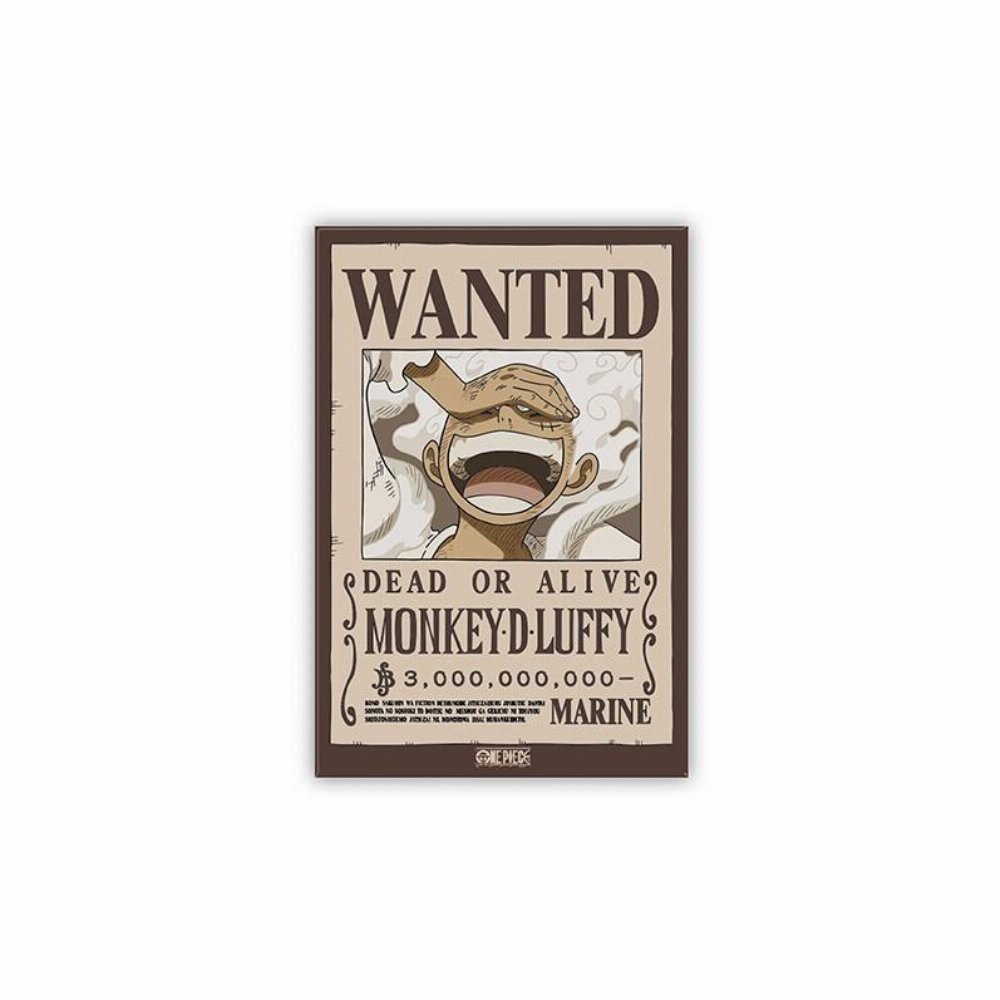 One Piece – Monkey D. Luffy Wanted Poster Μαγνητάκι Ψυγείου (5.5x8cm)