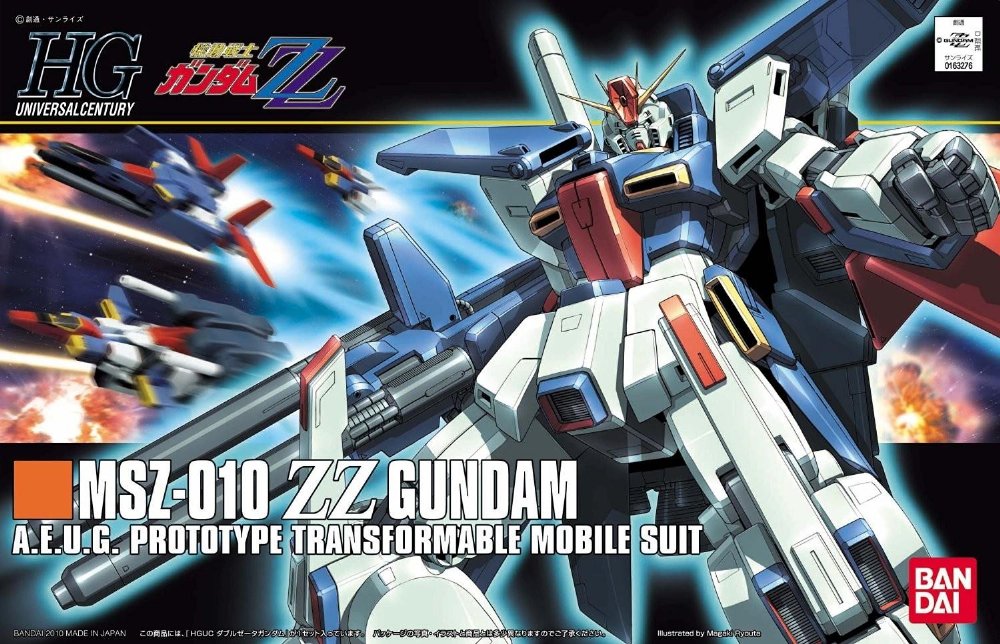Mobile Suit Gundam – High Grade Gunpla: MSZ-010 ZZ Gundam 1/144 Σετ Μοντελισμού