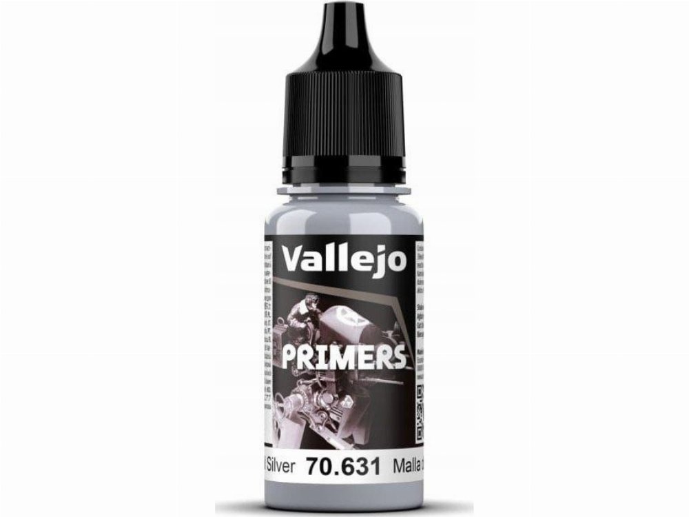 Vallejo Surface Primer – Chainmail Silver Χρώμα Μοντελισμού (18ml)