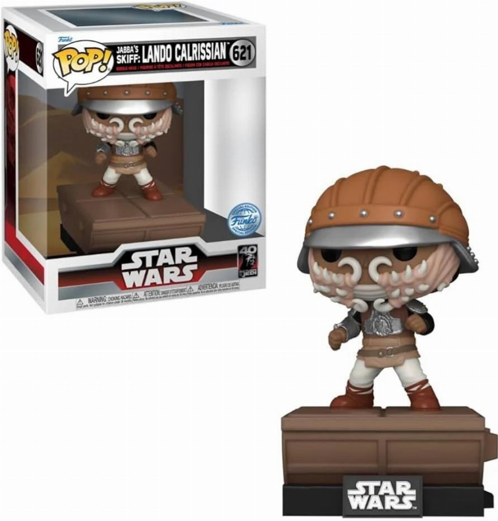 Φιγούρα Funko POP! Deluxe: Star Wars – Jabba’s Skiff Assemble: Lando Calrissian #621 (Exclusive)