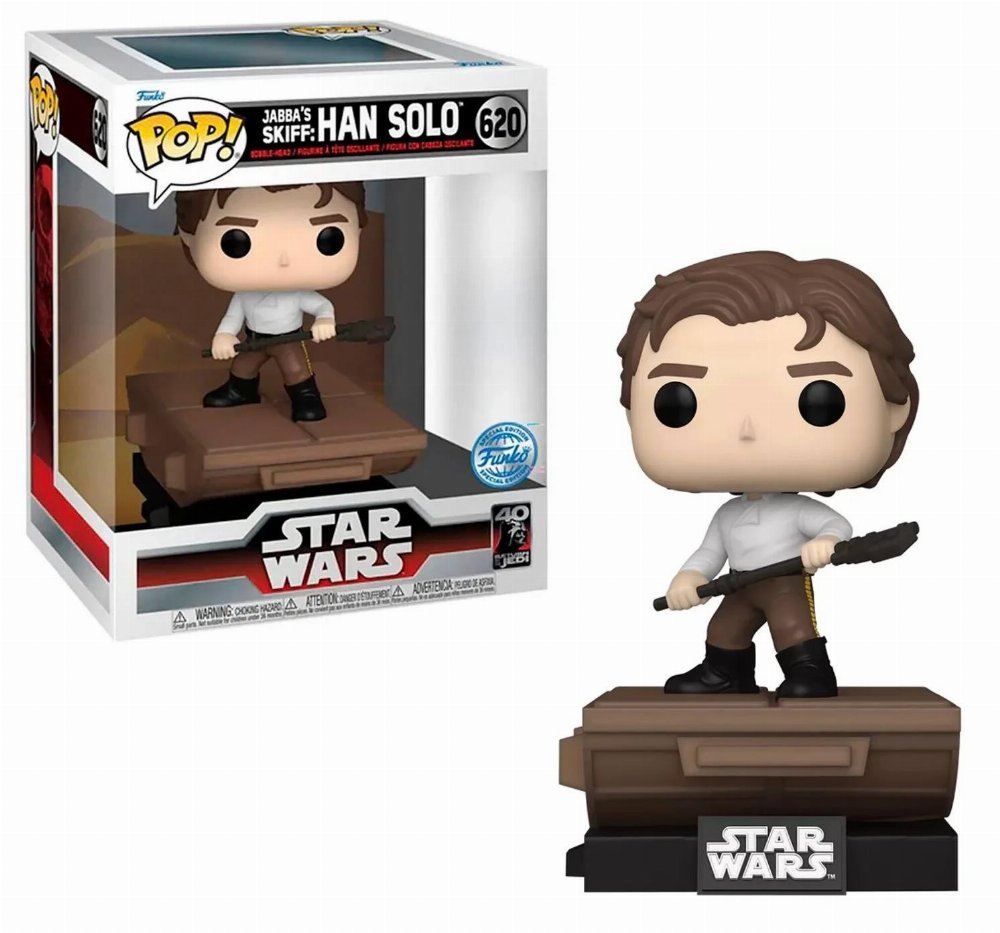 Φιγούρα Funko POP! Deluxe: Star Wars – Jabba’s Skiff Assemble: Han Solo #620 (Exclusive)