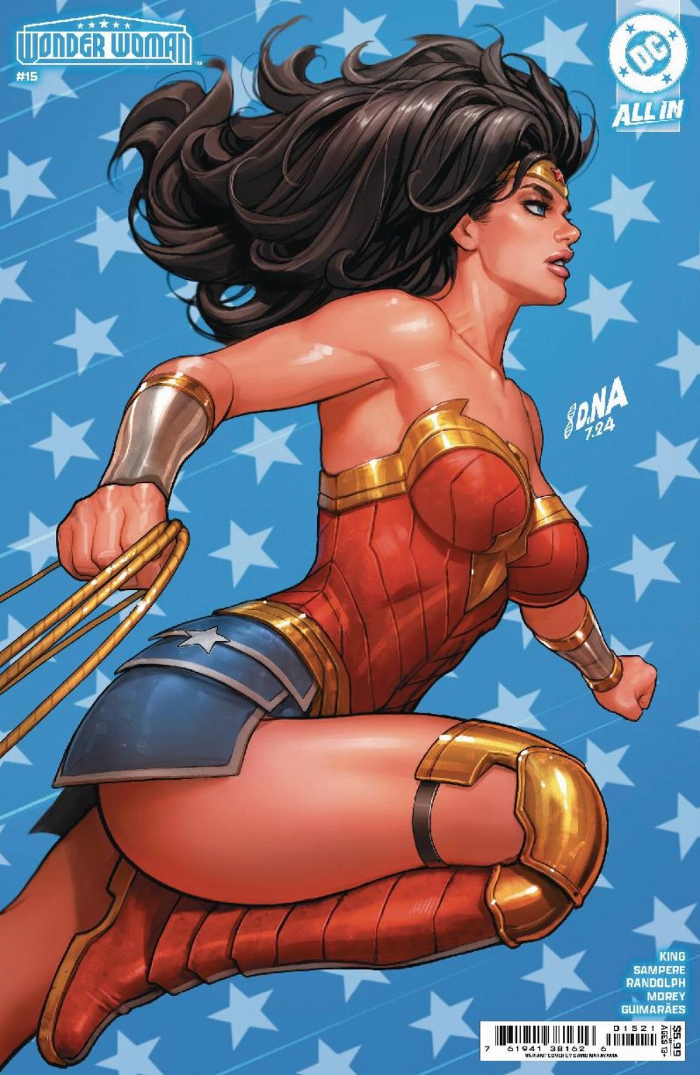 Τεύχος Κόμικ Wonder Woman #15 Nakayama Cardstock Variant Cover