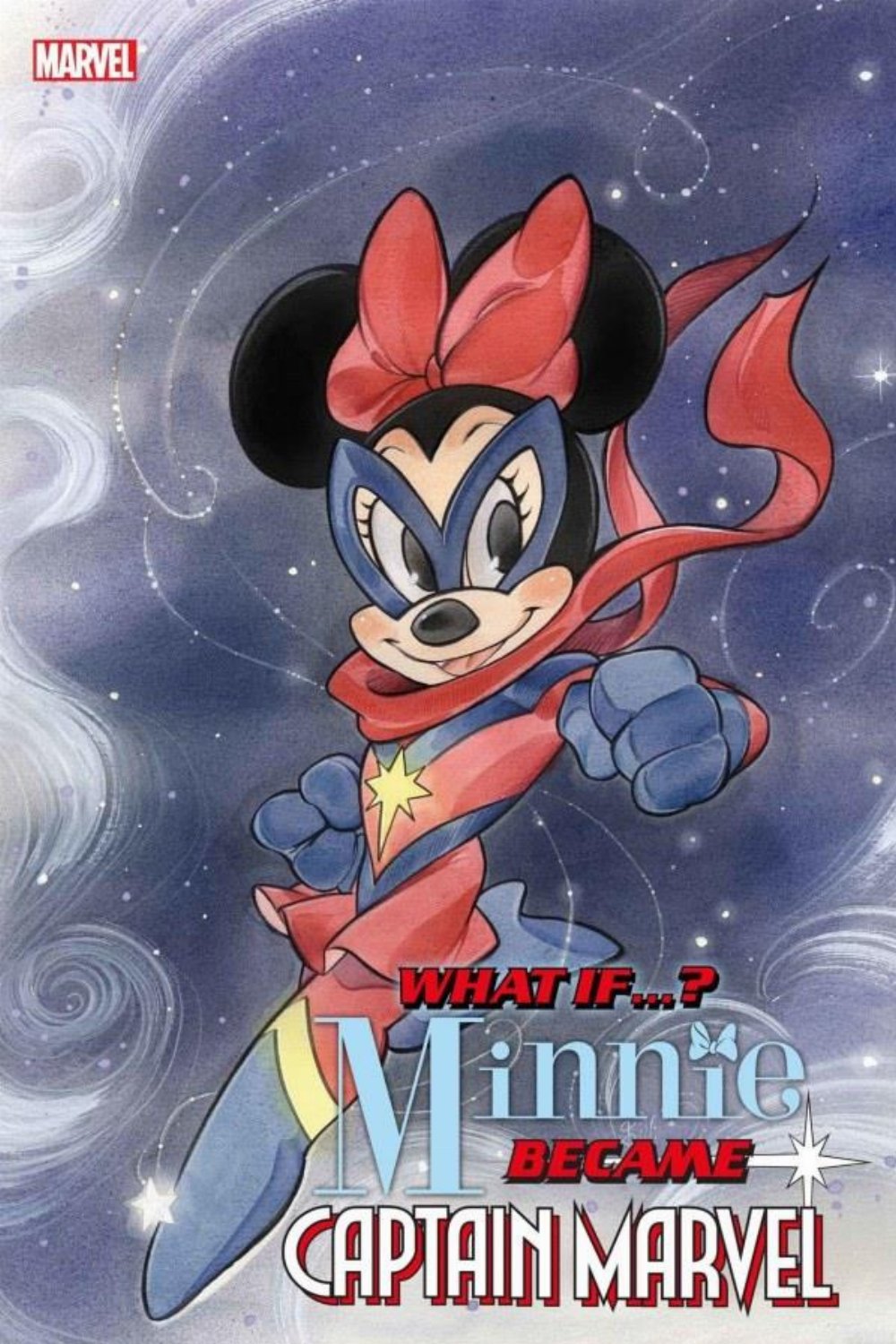 Τεύχος Κόμικ What If Minnie Became Captain Marvel #1 Momoko Variant Cover