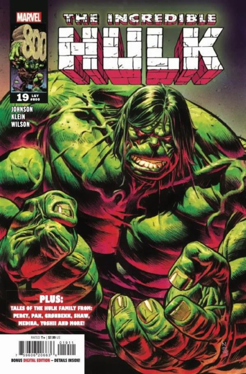 Τεύχος Κόμικ Incredible Hulk #19