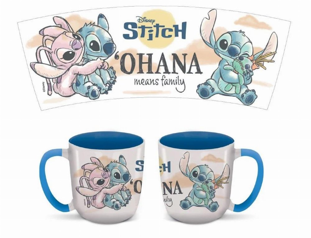 Disney: Lilo & Stitch – Ohana Inner Coloured Κεραμική Κούπα (385ml)