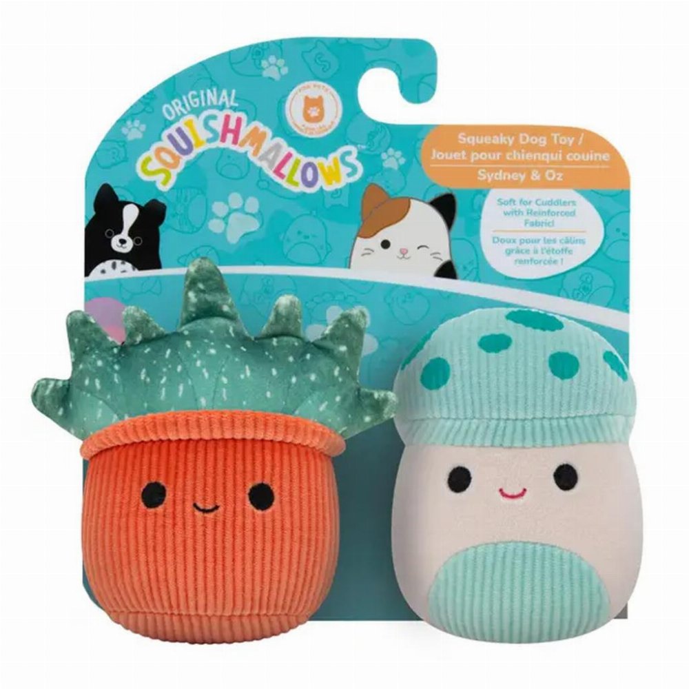 Squishmallows Pets – Plants Λούτρινα Παιχνίδια με Ήχο για Σκύλους